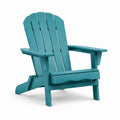 Silla Adirondack de Madera Turquesa 75x88x90 cm